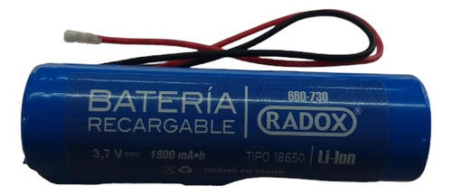 Batería Recargable 18650 Con Conector Universal Para Bocina