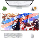 Mouse Pad Grande Sword Art Online Kirito Y Asuna 30x70cm