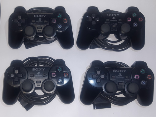 4 Controles Originales Sony Playstation Dualshock 2 - Ps2