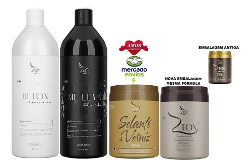 Progressiva Zap + Btox Ztox Profissional + Selante De Verniz