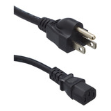 Cable De Poder Para Computador, Monitor, Tv, Impresora