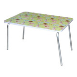 Mesa Plegable Estampada Portátil 48x30cm Trabajo Computador Color Estampado Helados Y Donas