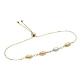 Pulsera  Pepitas  Ajustable, Oro 14k, 2.1 Grs.