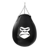 Saco De Boxe Pancada Profissional Cheio Gota Pera Gorilla Cor Preto