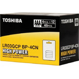 Kit 48 Pilha Alcalina Aaa 1.5v Lr03 Toshiba (12x4)