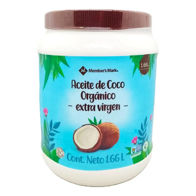 Aceite De Coco Organico Extra Virgen Members Mark 1.66 L | Envío gratis
