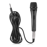 Micrófono De Karaoke Dinámico Con Cable Xlr De Alambre La...