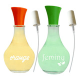 02 Fragrâncias Refrescante Orange E Feminy Blosson Ville + 02 Válvula Spray
