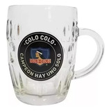 Shopero Vidrio Colo Colo 580ml Beer Mug Cervecero Bar Futbol