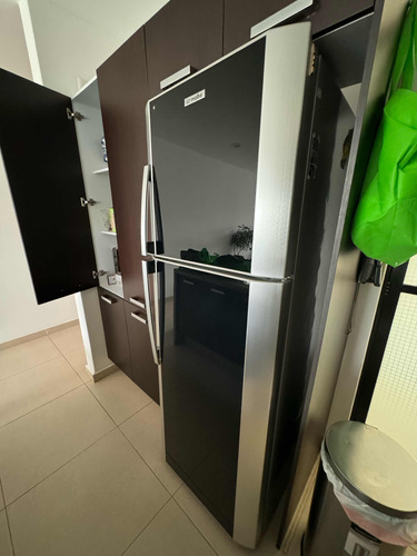 Refrigerador 2 Puertas Mabe 400 Las Vidrio Dark Grey