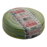 Cable Unipolar 2,50mm Pvc Verde/amarillo  Imsa Plastix Cf