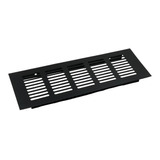 Rejilla Ventilacion 35.5 X 8cm Negro Mate Mueble