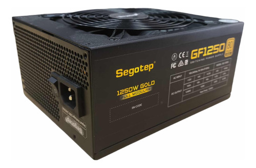 Fuente De Poder Usada  Segotep 80 Plus Gold 1250w Completa