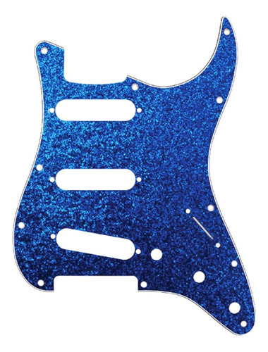 Pickguard Guitarra Stratocaster Sss D'andrea Dpp St Bls Color Blue Sparkle