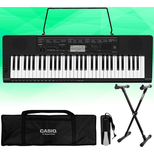 Teclado Musical Casio Ctk-3500 61 Teclas Preto 110v/220v