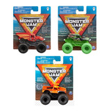 Set De 3  Monster Jam Camiónes Monstruo  Spin Master 1:70