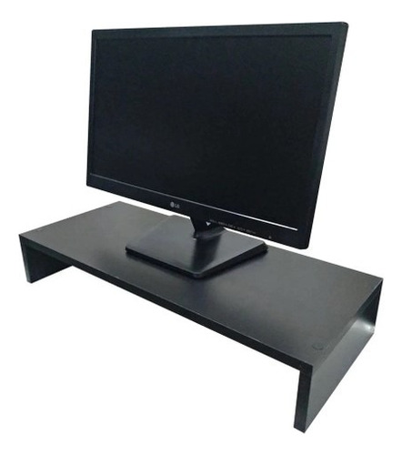 Base Para Monitor Mdf 33cm Home Office Mesa Tv Suporte Gamer