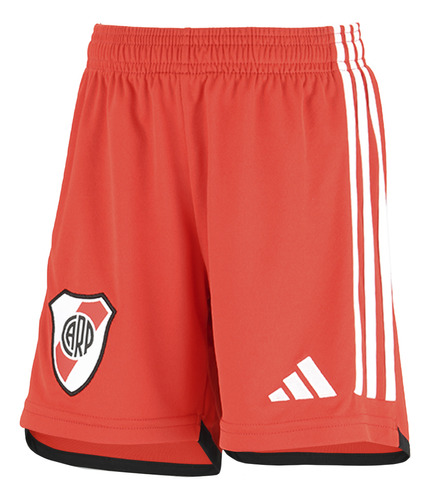 Short adidas Suplente 23/24 Para Niños En Rojo Y Blanco | De