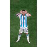Poster Leo Messi Topo Gigio Vinilo Auto Adhesivo 40x70cm #49