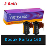 2 Rollos Kodak Portra 160 De 35 Mm, Profesional, Iso 160, 36