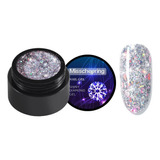 Esmalte De Unhas Glitter Gel 8 Cores Shiny Sparkling Nail Ge