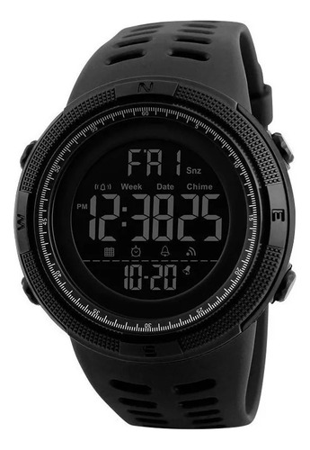 Reloj Skmei 1251 Tactico Militar Digital Sumergible Negro