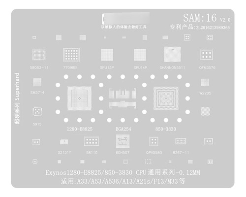 Stencil Reballing Bga Amaoe Sam 16