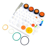 Kit 75 Pcs: Engrenagens Diversas Polias, Correias, Rodas Diy