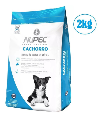 Nupec Cachorro 2kg. Croqueta Alimento Premium Perro Cachorro