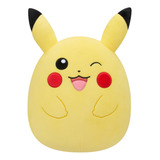 Squishmallows Plush: Pokemon Pikachu Peluche Color Amarillo