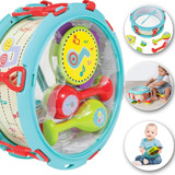 Brinquedo Kit Bateria Instrumentos Musicais Bebê Infantil