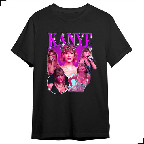 Camisa Taylor Swift X Kanye West Blusa Graphic Meme Vintage