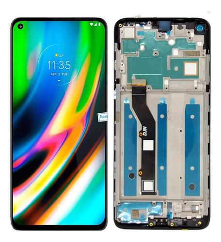 Modulo Para Motorola Moto G9 Plus Xt2087 Con Marco Cal. Orig