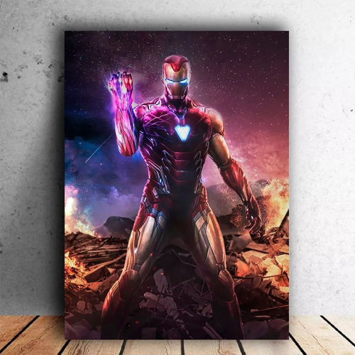 Pintura De Diamantes 5d Diy Iron Man 40x60cm