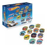 Jogo Da Memoria Hot Wheels/madeira/24 Peças 