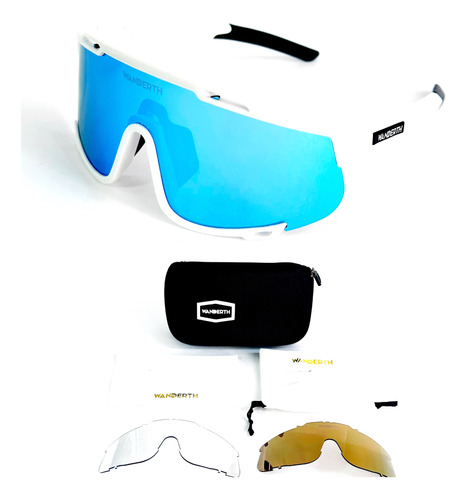 Gafas Ciclismo Wanderth Fotocromaticas 3 Lentes Original