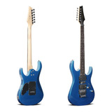 Guitarra Eléctrica L-g5 Azul, Deviser, Floyd Rose, C/funda