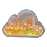 Luz De Noche Led De Tulipán De Nube Diy, Adornos De