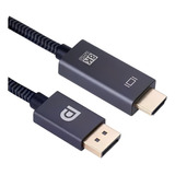 Cabo Displayport Para Hdmi 8k 2.1 Dorn 3 Metros