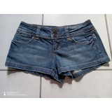 Shorts Cachetero Gueess 26 Azul Mezclilla D Mujer 