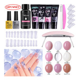 Kit De Uñas De Gel Acrílico Para Principiantes, 16 Unidades