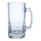 Super Tarro Cervecero Gigante 1 Litro Vaso Cerveza 6 Piezas Color Transparente