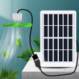 Ventilador De Techo I Solar Usb Pequeño, Banco De Energía, E