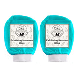 Luva Esfoliante Para Banho Turco Natural Elephant Teal Waves