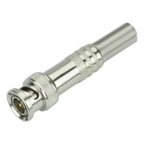 Conector Plug Bnc Com Mola Solda 6mm Chipsce