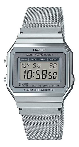 Relógio Casio Feminino Vintage Prata A700wm-7adf