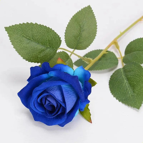 15 Piezas De Rosas De Terciopelo Artificiales