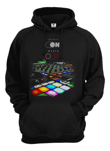 Sudadera Dj, Unisex Capucha Y Cangurera 01 | Meses sin interés