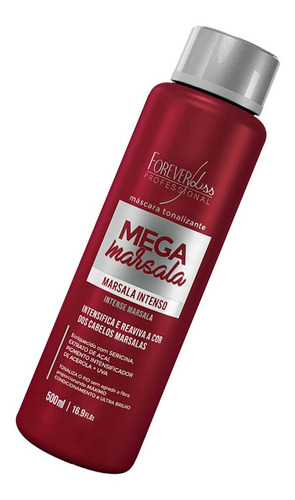 Máscara Matizadora Mega Marsala Intenso Forever Liss 500ml