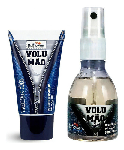 Kit Lubrificante Volumão Intensificador 25g Gel E Spray 50ml